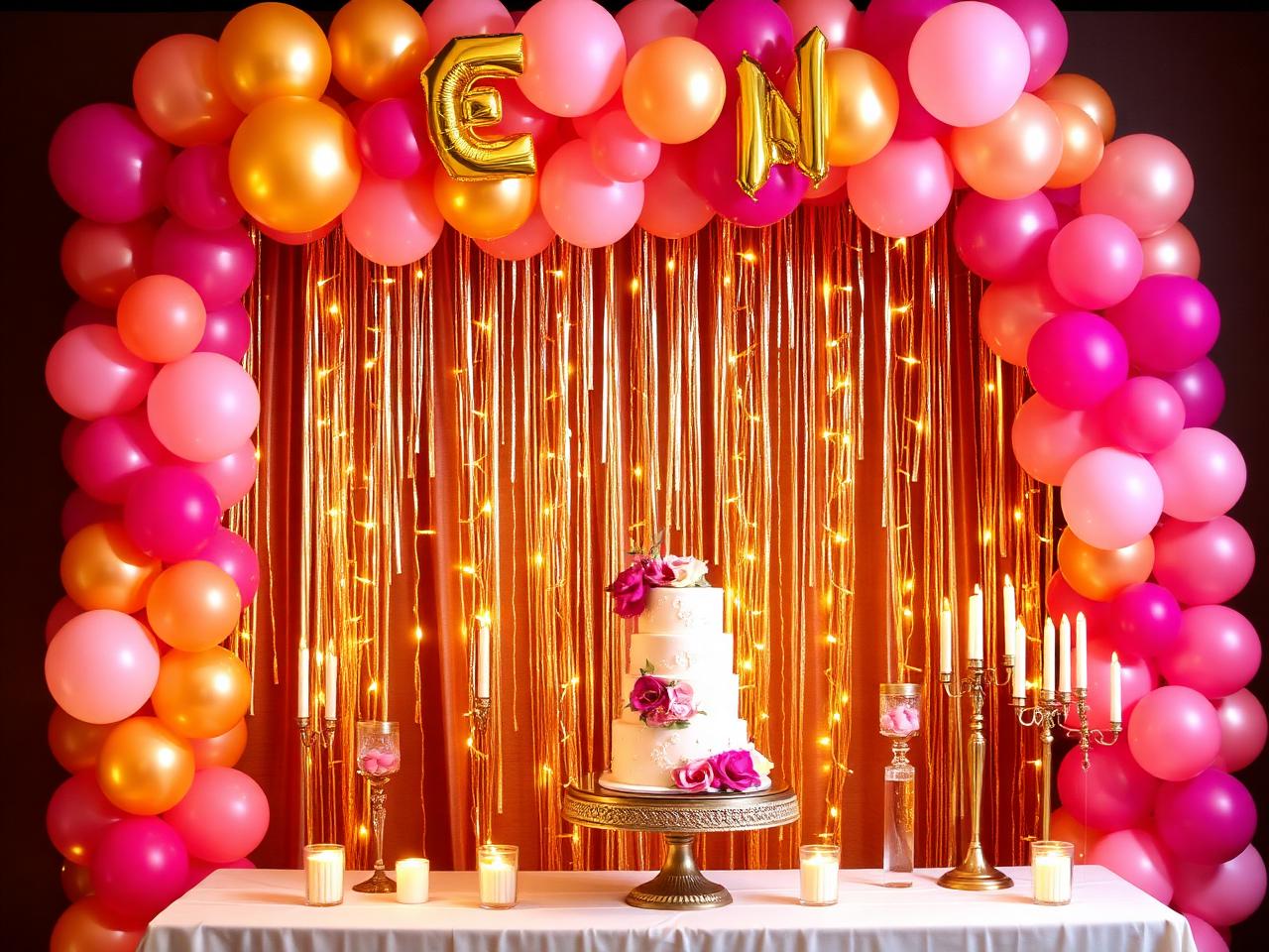 Birthdays & Celebrations — event setting arranged by Sims Langford Events